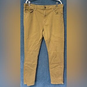 American Eagle Outfitters Tan Chinos- skinny flex 36x30